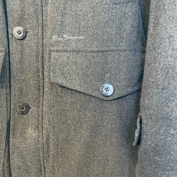 Men’s Ben Sherman wool blend coat - Picture 4 of 8